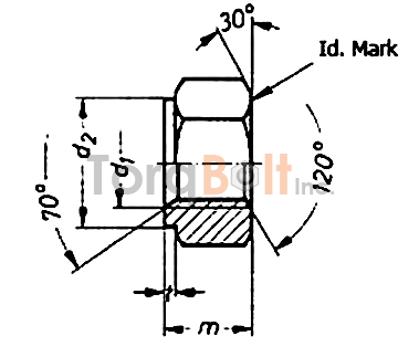 Din 2510 Part 5 Type NF Hexagon Nut